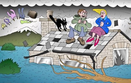 Наводнение рисунок