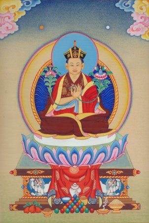 Будда карандашом