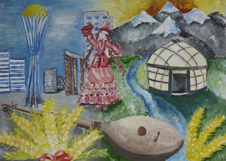 Рисунок мой Казахстан