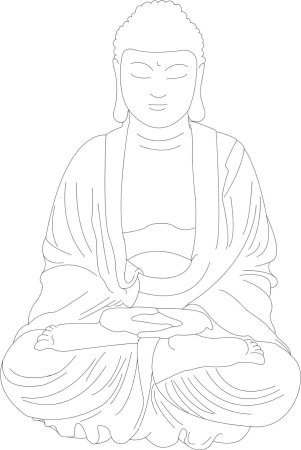 Мандала большая картина Будда