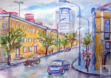 Городской пейзаж легкий