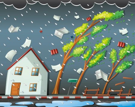 Сильный ветер для детей