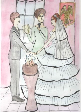 ЗАГС глазами ребенка рисунок