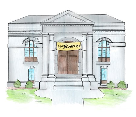 Свадьба рисунок смешной