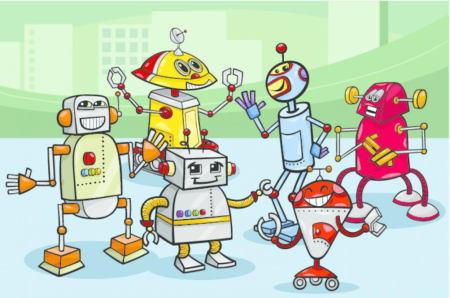 Робототехника для детей иллюстрация