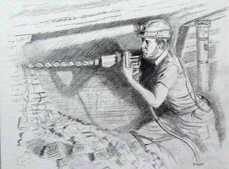 Рисунки про Шахтеров детские