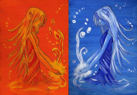 Огонь друг рисунок