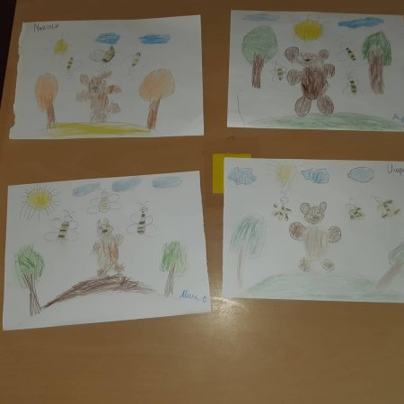 Рисование медведя в старшей группе