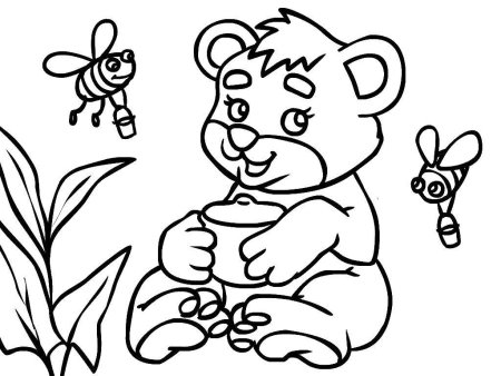 Раскраска "мишки"