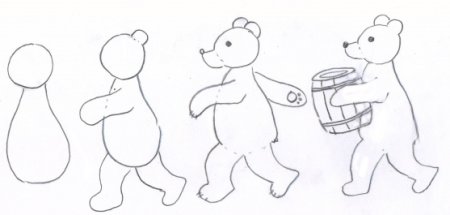 Подвижная игра медведь и пчелы