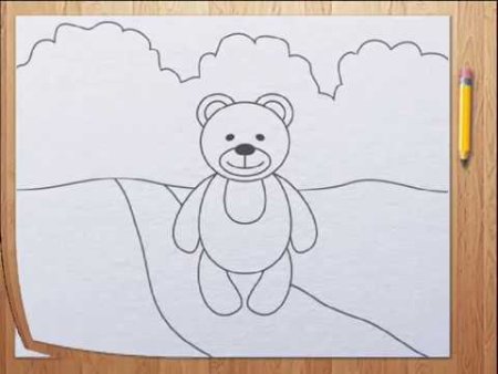 Рисование медведя в старшей группе