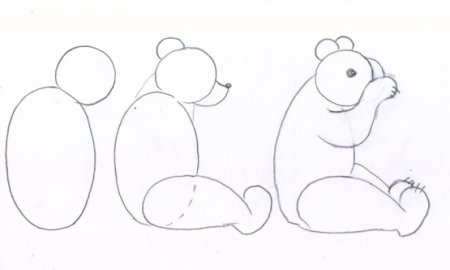 Медвежонок и пчелы