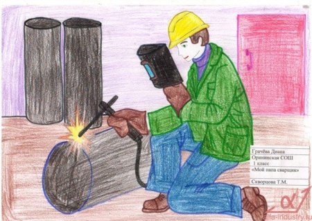 Папа сварщик