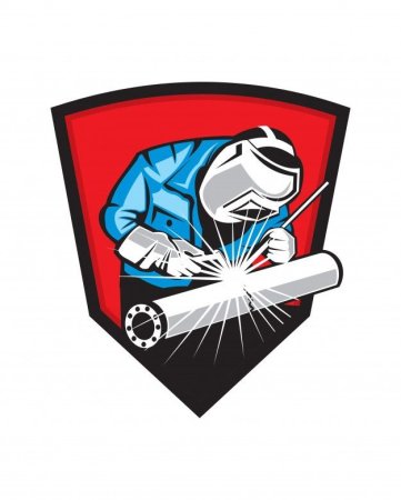 Наклейка сварщик