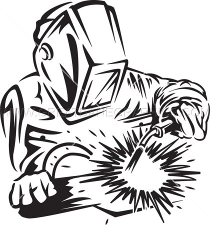 Сварщик рисунок