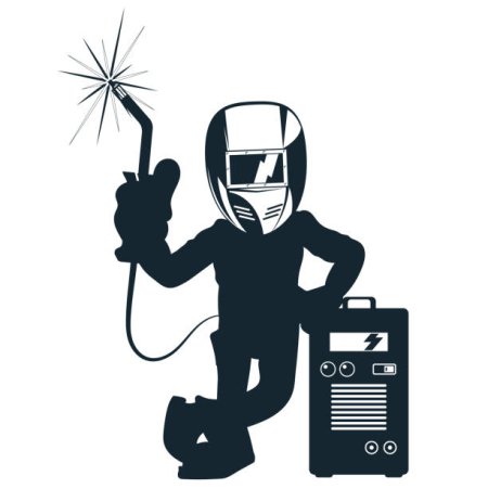 Сварщик силуэт