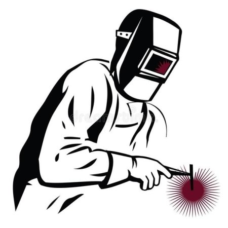 Сварщик зарисовка