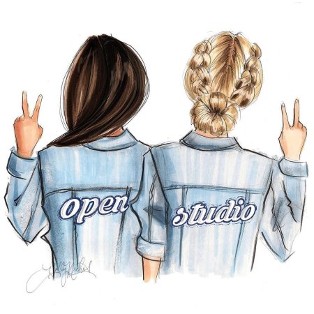 Красивые рисунки для подруги легкие