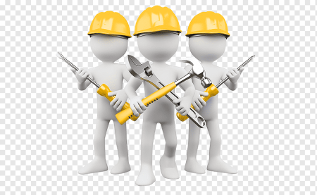 Человечек с инструментами