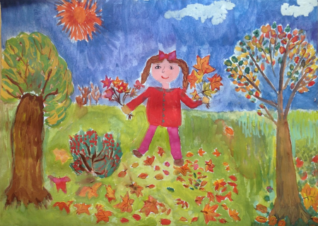 Рисунок на осеннюю тему