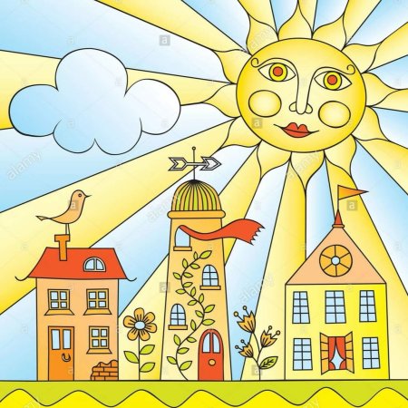 Сказочный город Незнайка в Солнечном городе