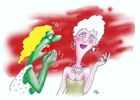 Женская зависть карикатура