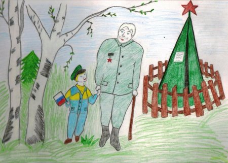 Детские рисунки на тему война