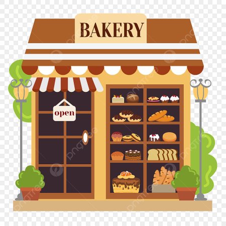 Пекарня мультяшная