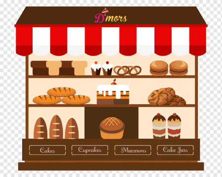 Булочная мультяшная