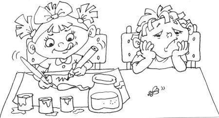 Лентяй раскраска