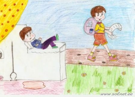 Рисунок на тему безделье