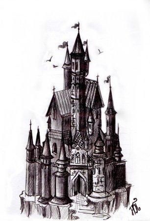 Замок эскиз