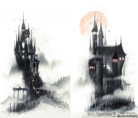 Замок референс Готика