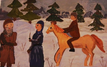 Опера Ивана Сусанина рисунок