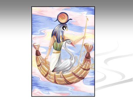 Бог Амон ра в небесной ладье