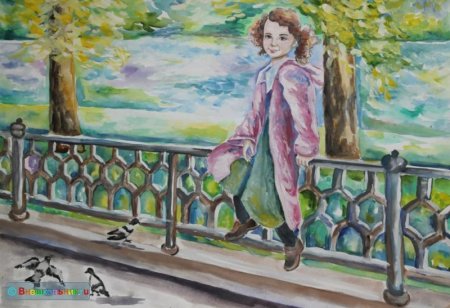 Рисунок в парке