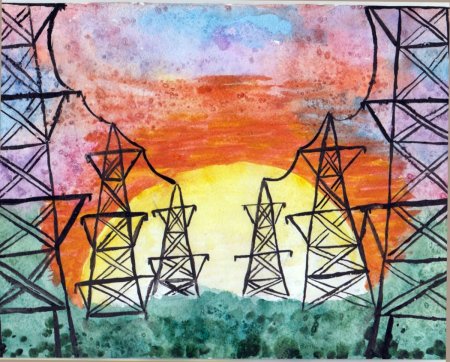 Рисунок на тему электроэнергия