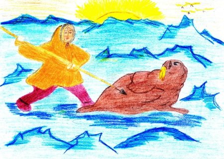 Рисунок Чукотка для детей