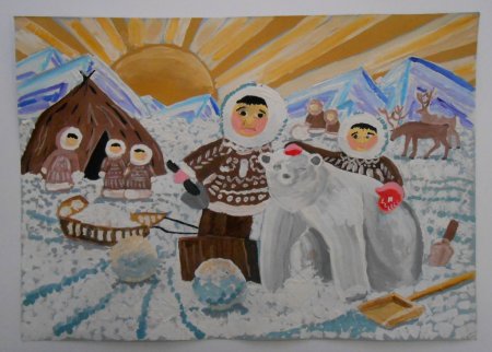 Рисование чукчи