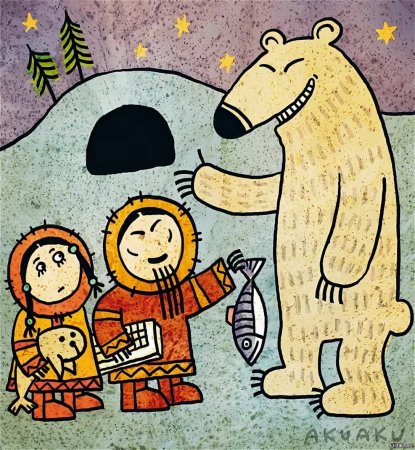 Чукотка Эскимосы живопись