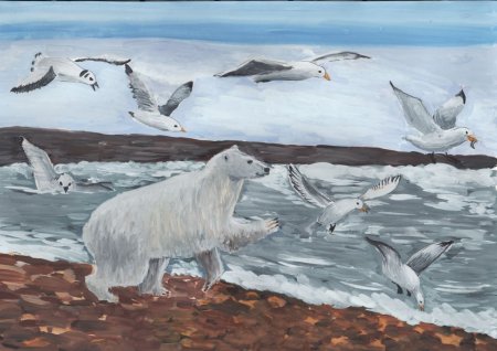 Рисунок на день Чукотки