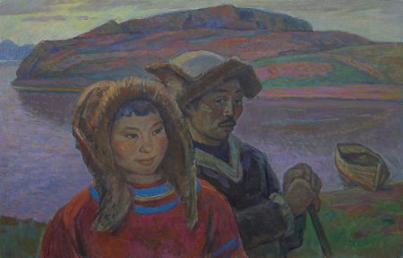 Тундра рисунок карандашом