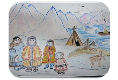 Чукчи якуты дети вектор