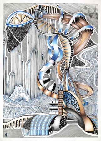 Сантьяго Калатрава архитектура скетч