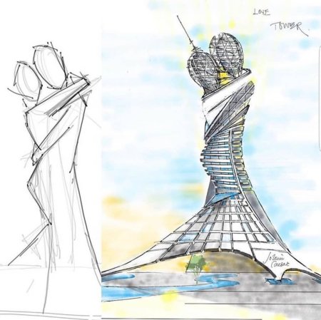 Эскиз необычного предмета