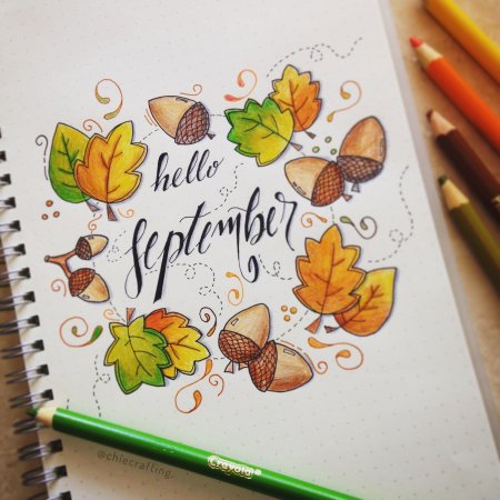 Осенние идеи для ежедневника