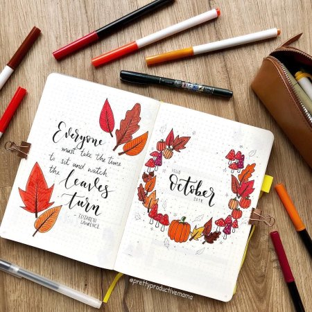 Осенний ежедневник