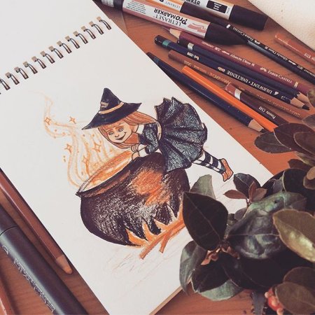 Осенний скетчбук