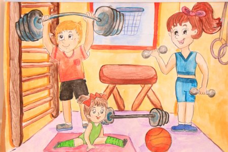 Рисунки на тему ЗОЖ для детей