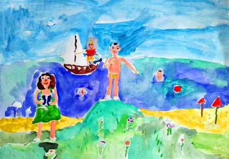 Рисунки на тему путешествие для детей